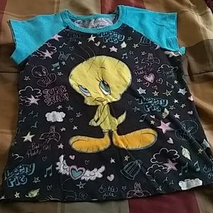 Juniors pajama shirt